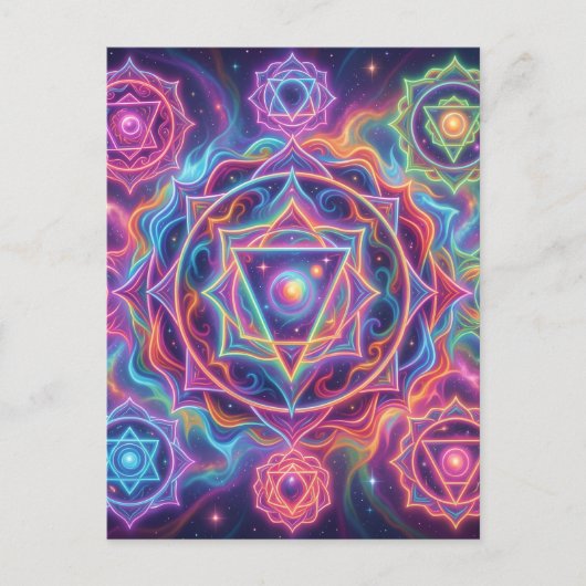 Carte Postale Die 7 Chakren´10 (Devant)