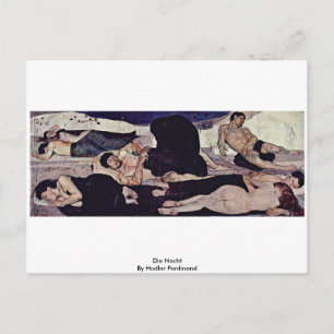 Carte Postale Die Nacht Par Hodler Ferdinand