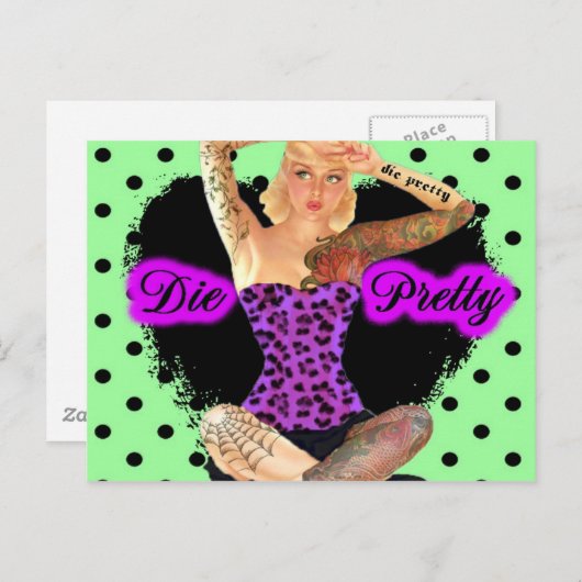 Carte Postale Die Pretty (Devant / Derrière)