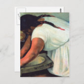Carte Postale Diego Rivera - La Molendera, 1923 (Devant / Derrière)