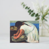 Carte Postale Diego Rivera - La Molendera, 1923 (Debout devant)