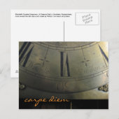 Carte Postale diem carpe (Devant / Derrière)