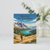Carte Postale Dientes de Navarino Chili (Debout devant)