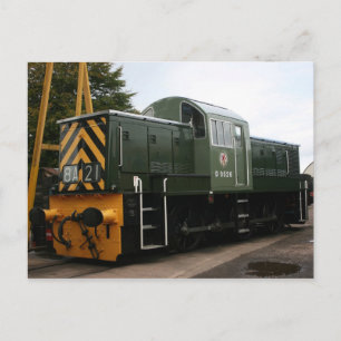 Carte Postale Diesel à la station Williton, Somerset