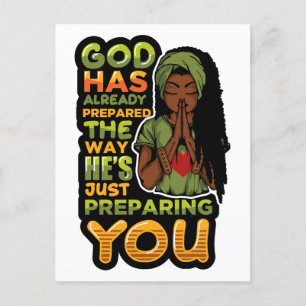 Carte Postale Dieu a déjà préparé la façon dont il se prépare