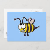 Carte Postale Dieu-Abeille Met Mon Amour Juste Parce Que (Devant / Derrière)