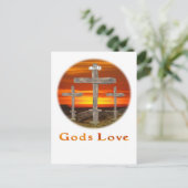 Carte Postale Dieu aime (Debout devant)