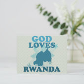 Carte Postale Dieu aime le Rwanda (Debout devant)