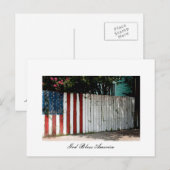 Carte Postale Dieu bénisse l'Amérique (Devant / Derrière)