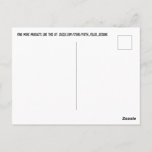 Carte Postale Dieu bénisse le Canada. Amour, Votre Ami Américain (Dos)