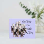 Carte Postale Dieu Bénisse Les Petites Soeurs (Debout devant)