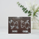 Carte Postale dieu chien (Debout devant)