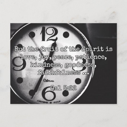 Carte Postale Dieu cite : Gal 5:22 — "Fruit de l'Esprit" (Devant)