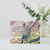 Carte Postale Dieu Cite : Rom. 8:28 — "Dieu Travaille Pour Le Bi (Debout devant)