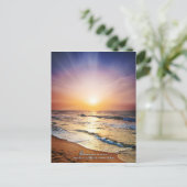 Carte Postale Dieu comprend nos prières même quand... (Debout devant)