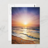 Carte Postale Dieu comprend nos prières même quand... (Devant / Derrière)