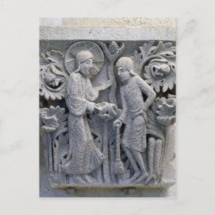 Carte Postale Dieu dit à Adam de travailler la terre