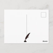 Carte Postale Dieu égyptien ancien Thoth Golden Merci (Dos)