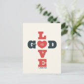 Carte Postale Dieu est amour (Debout devant)