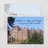 Carte Postale Dieu est notre Refuge et notre Force (Devant / Derrière)