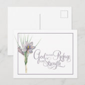 Carte Postale Dieu est notre Refuge et notre force (Devant / Derrière)