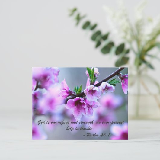 Carte Postale Dieu est notre refuge et notre force, un omniprése (Debout devant)