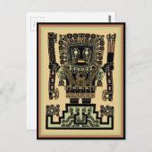 Carte Postale Dieu guerrier inca (Devant / Derrière)