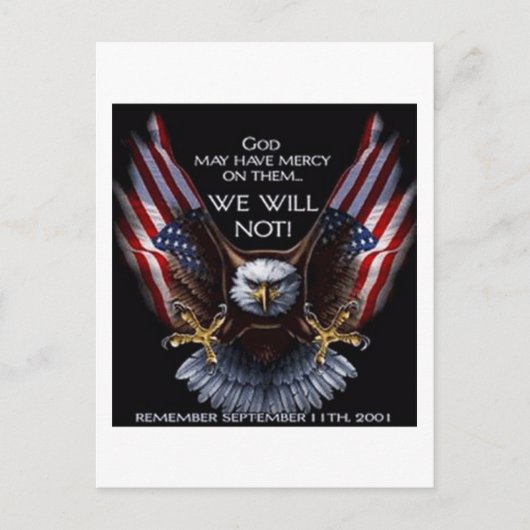 Carte Postale Dieu peut avoir miséricorde (Devant)