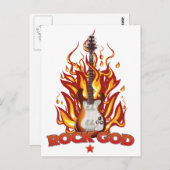 Carte Postale Dieu Rock (Devant / Derrière)