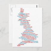 Carte Postale Dieu sauve la reine (Devant / Derrière)