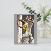 Carte Postale Dieu serpent infini (Debout devant)
