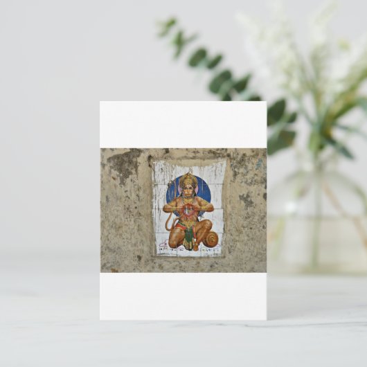 Carte Postale Dieu singe (Debout devant)