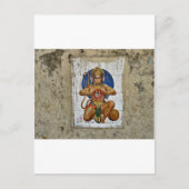 Carte Postale Dieu singe (Devant)