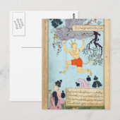 Carte Postale Dieu singe Ramayana (Devant / Derrière)