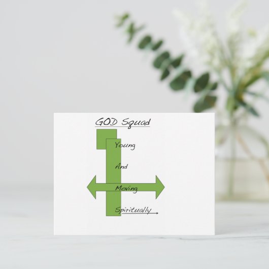 Carte Postale Dieu Squad (Debout devant)