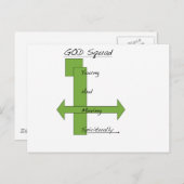 Carte Postale Dieu Squad (Devant / Derrière)