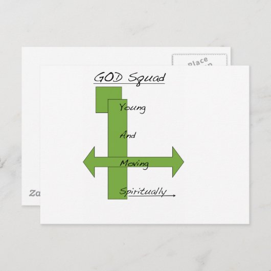 Carte Postale Dieu Squad (Devant / Derrière)