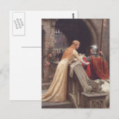 Carte Postale Dieu Vitesse ! [Edmund Blair Leighton] (Devant / Derrière)