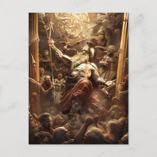 Carte Postale Dieux & Monstres - Zeus