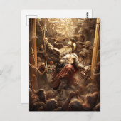 Carte Postale Dieux & Monstres - Zeus (Devant / Derrière)