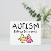 Carte Postale Différences d'acceptation (2 poussins) (Debout devant)