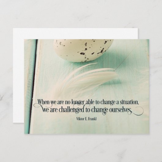 Carte Postale Difficile De Se Changer (Devant / Derrière)