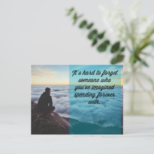 Carte Postale Difficile D'Oublier Le Devis (Debout devant)