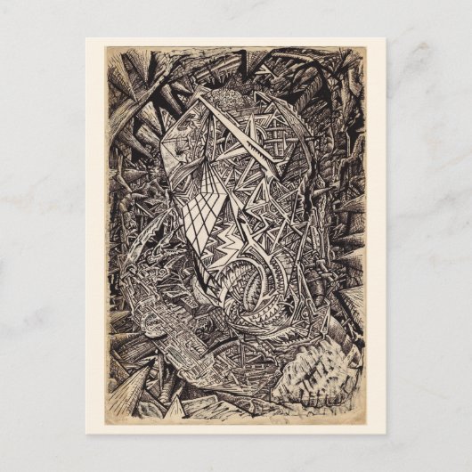 Carte Postale Diffracté (caverne), par Brian Benson (Devant)