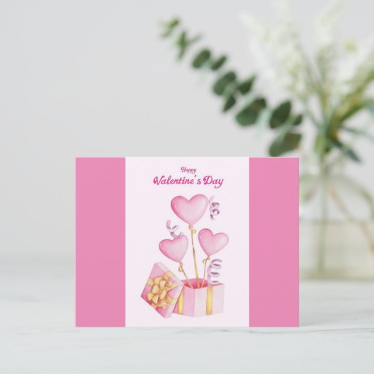 Carte Postale Diffusez l'amour cette Saint Valentin (Debout devant)