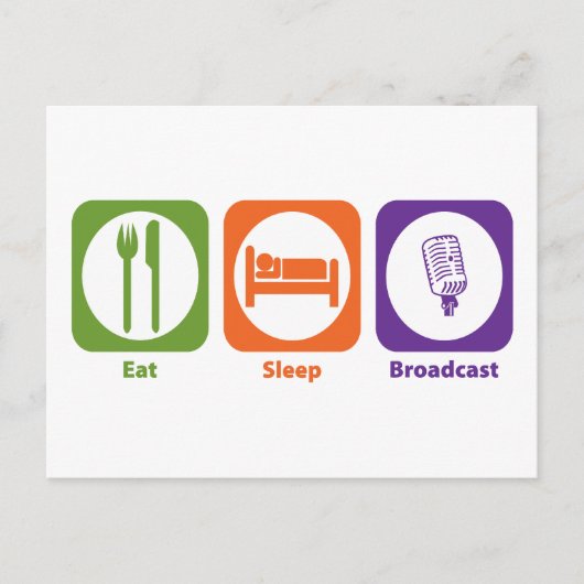 Carte Postale Diffusion du sommeil (Devant)
