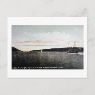 Carte Postale Digby Nova Scotia, Digby Gap - S.S. Prince Rupert