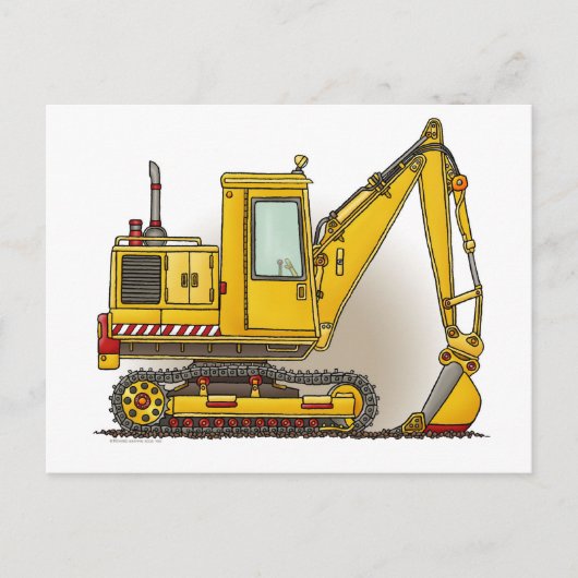 Carte postale Digger Shovel (Devant)