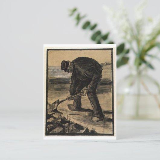 Carte Postale Digger, Vincent van Gogh (Debout devant)