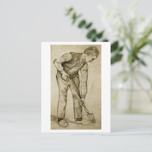 Carte Postale Digger, Vincent van Gogh (Debout devant)